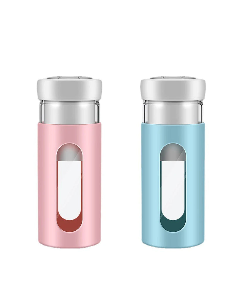Portable USB Rechargeable Electric Blender - Mini Fruit and Vegetable Juicer for Smoothies and Kitchen Use
