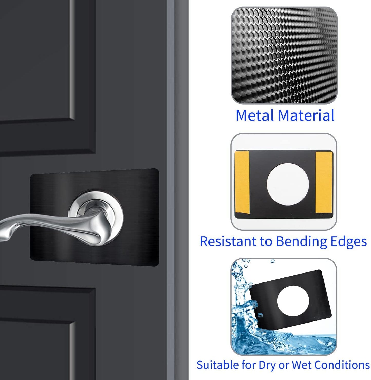 Door Lock Reinforcement and Repair Plate