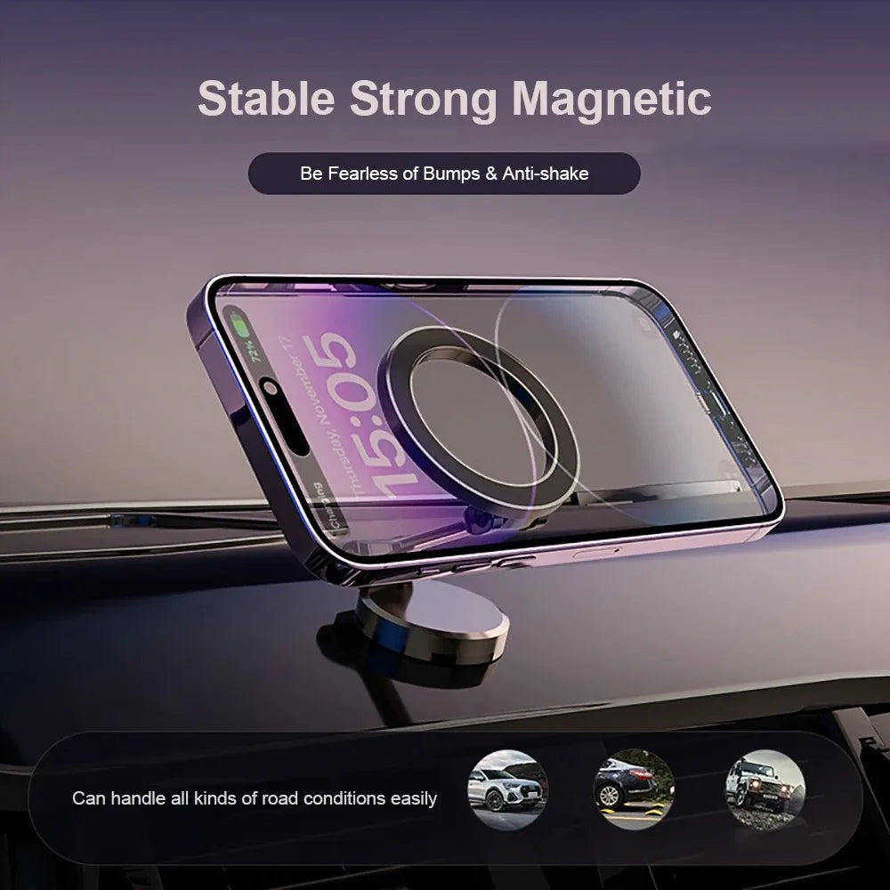 MagSafe Magnetic Car Phone Holder for iPhone 15/14/13 Pro Max Plus - Vehicle Mobile Support Solution