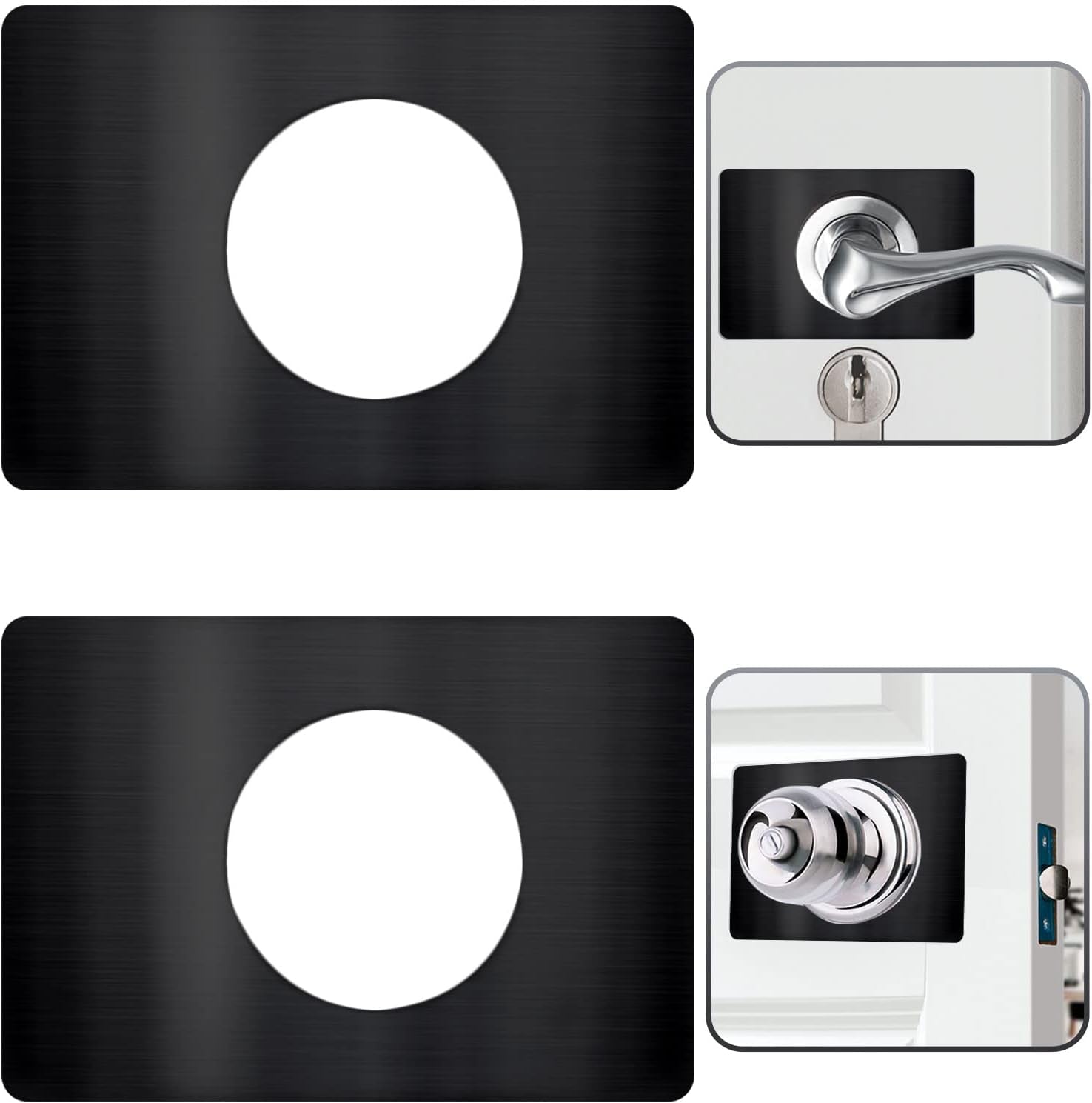 Door Lock Reinforcement and Repair Plate