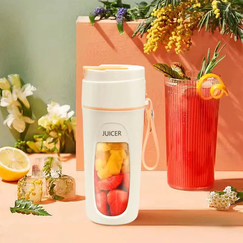 Portable Electric Blender with USB Charging - Automatic Juicer Cup for Outdoor and Kitchen Use