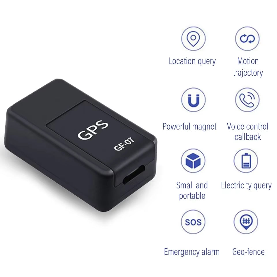 Universal GPS Tracker with Strong Magnetic Attachment - Mini Portable Anti-Lost and Anti-Theft Device for Precise Vehicle Positioning