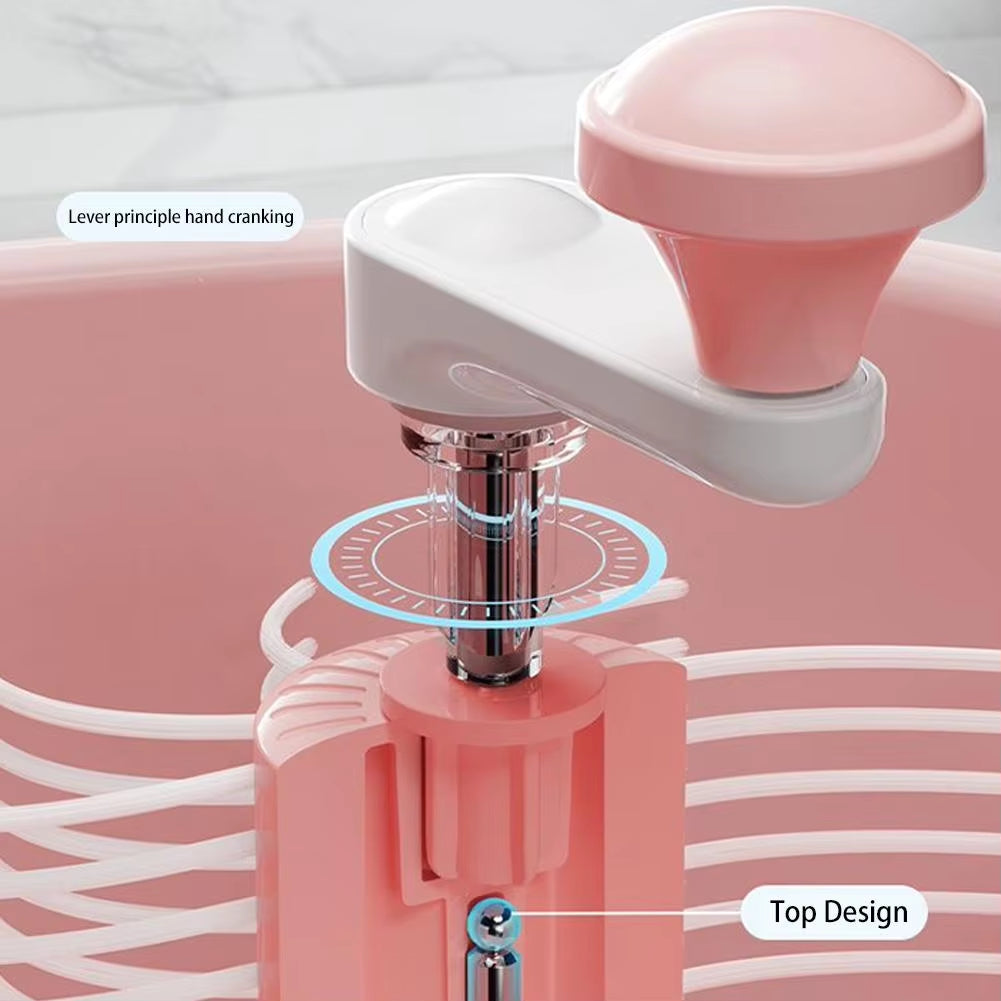 Professional Fruit and Vegetable Washing Machine with Spin Scrubber Brush for Home Kitchen Use