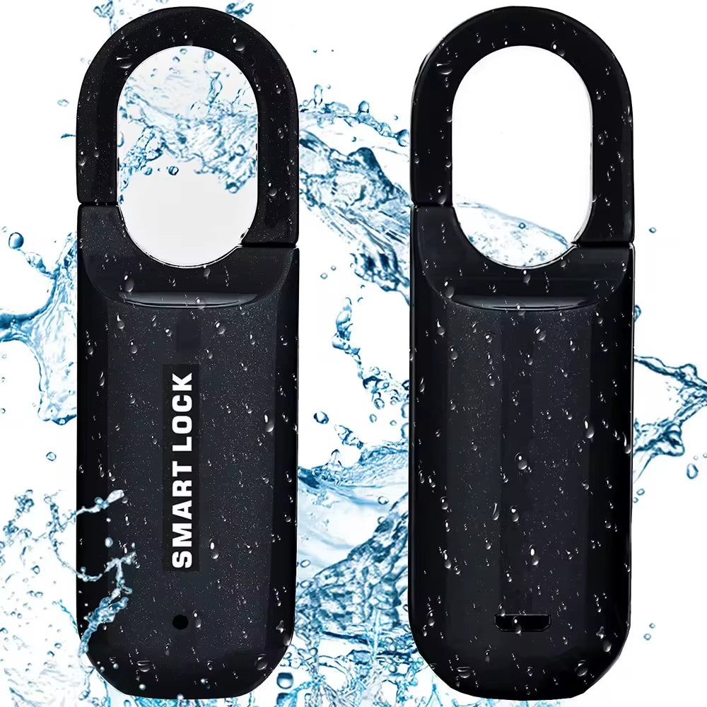 Smart Biometric Fingerprint Padlock - Keyless, Rechargeable Lock for Gym, School, and Backpack Lockers
