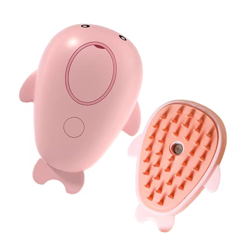 Furmist Trio 3-in-1 Steam-Powered Pet Spa Brush Loved By Cats/Dogs