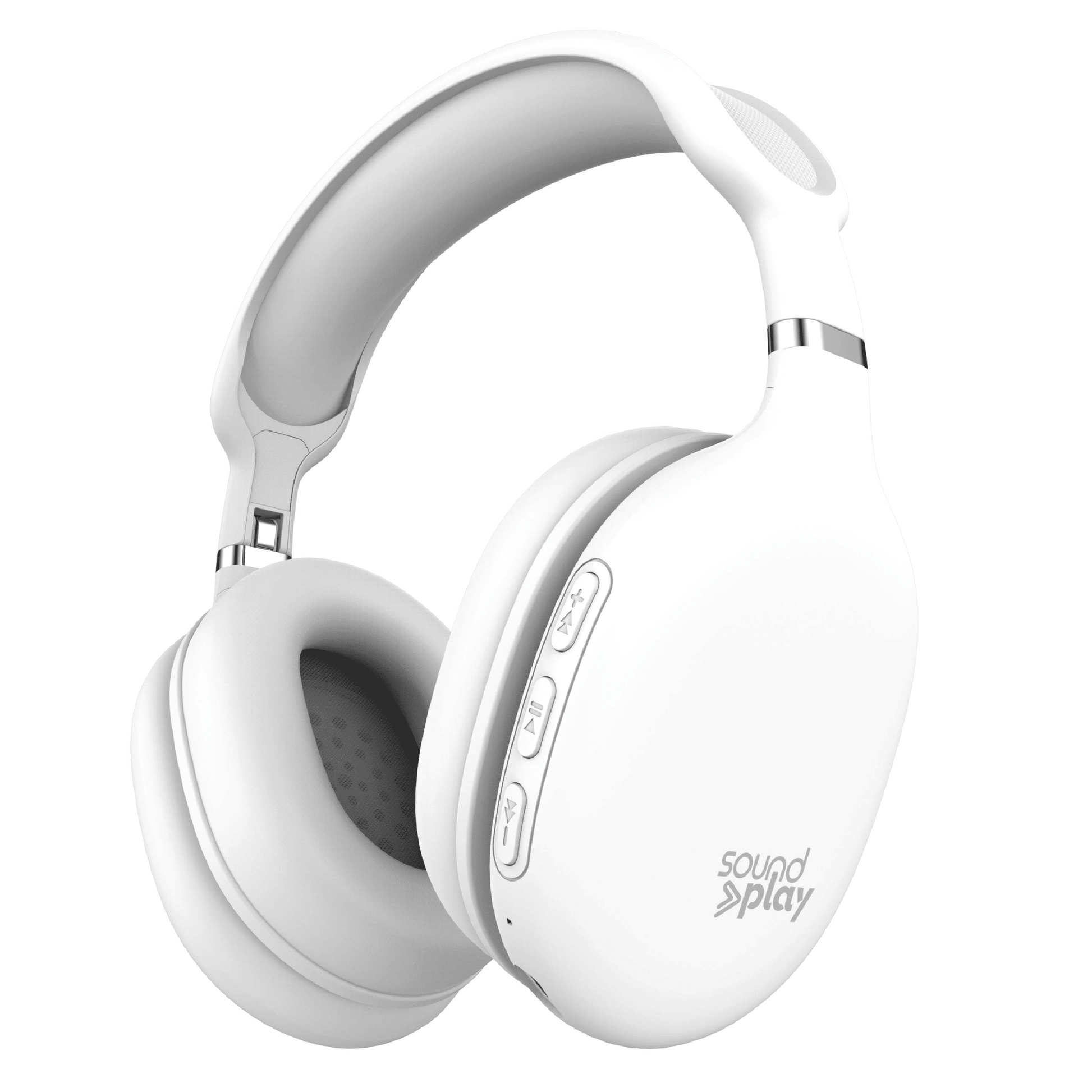 Foldable Wireless Headphones, Bluetooth Over-Ear Headset with Built-In Mic