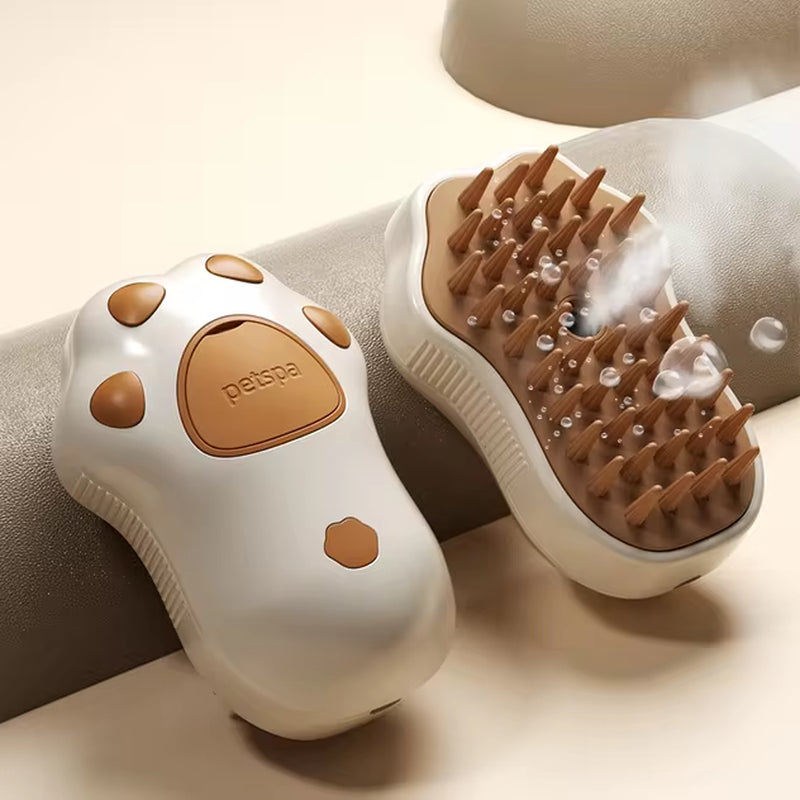 Furmist Trio 3-in-1 Steam-Powered Pet Spa Brush Loved By Cats/Dogs