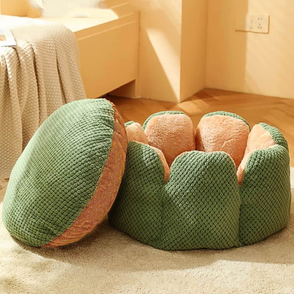 Cactus-Shaped Superidag Premium Pet Bed for Ultimate Comfort